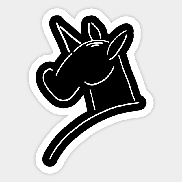 Alfred Unicorn Presents Sticker by Thatssounicorny